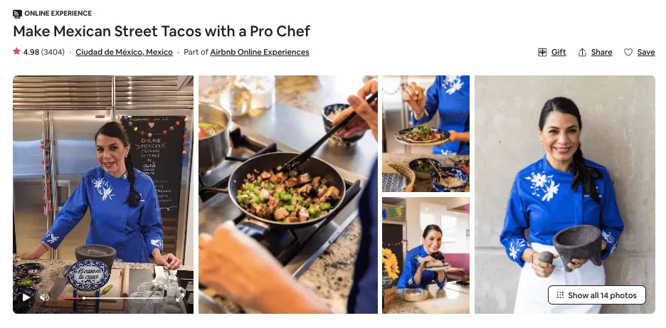 a chef preparing Mexican food