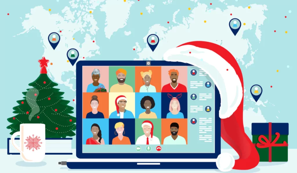 35 Virtual Holiday Party Ideas for Work [Plus 6 Steps to Plan an Epic  Virtual Office Holiday Party in 2023]