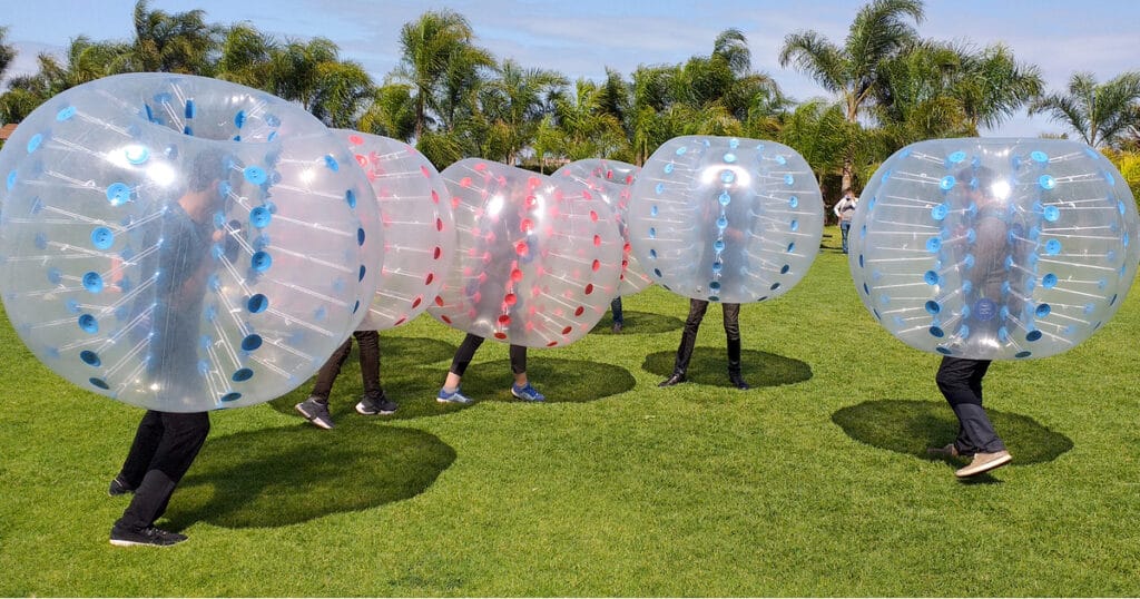 Team Building Los Angeles Bubble Soccer