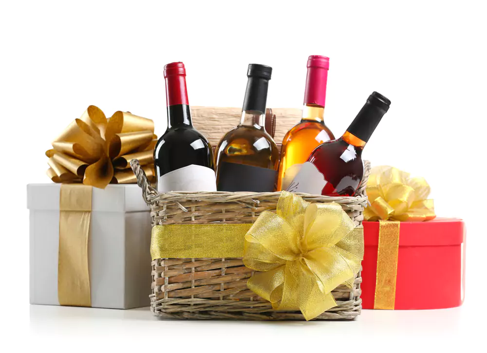 wine basket gift