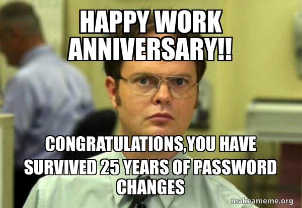 dwight work anniversary meme