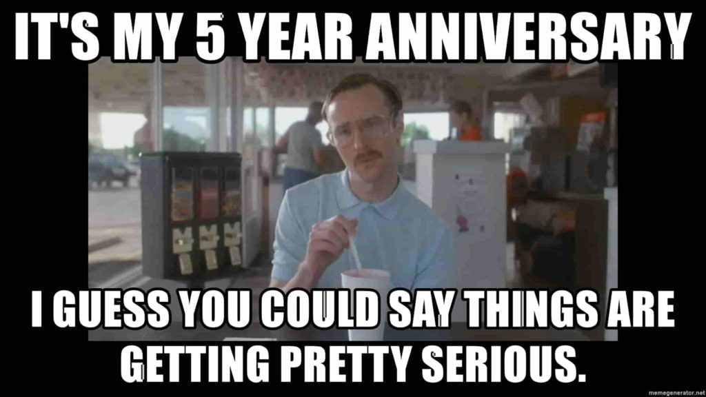 funny work anniversary meme