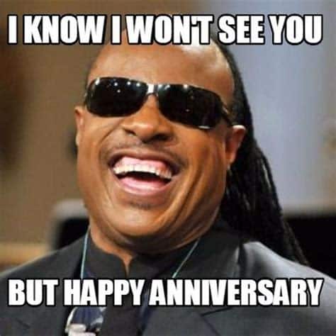 stevie wonder work anniversary meme