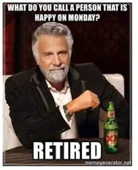 most interesting man retirement meme