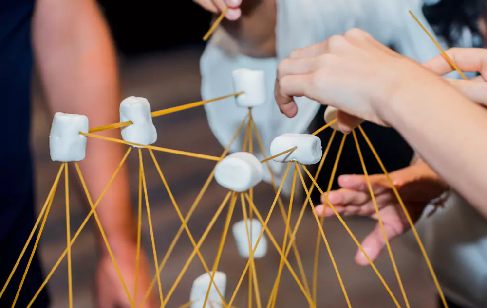 marshmallow tower