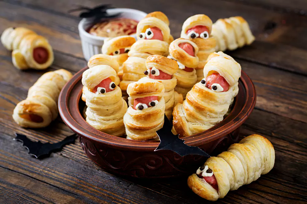 mummy hot dogs