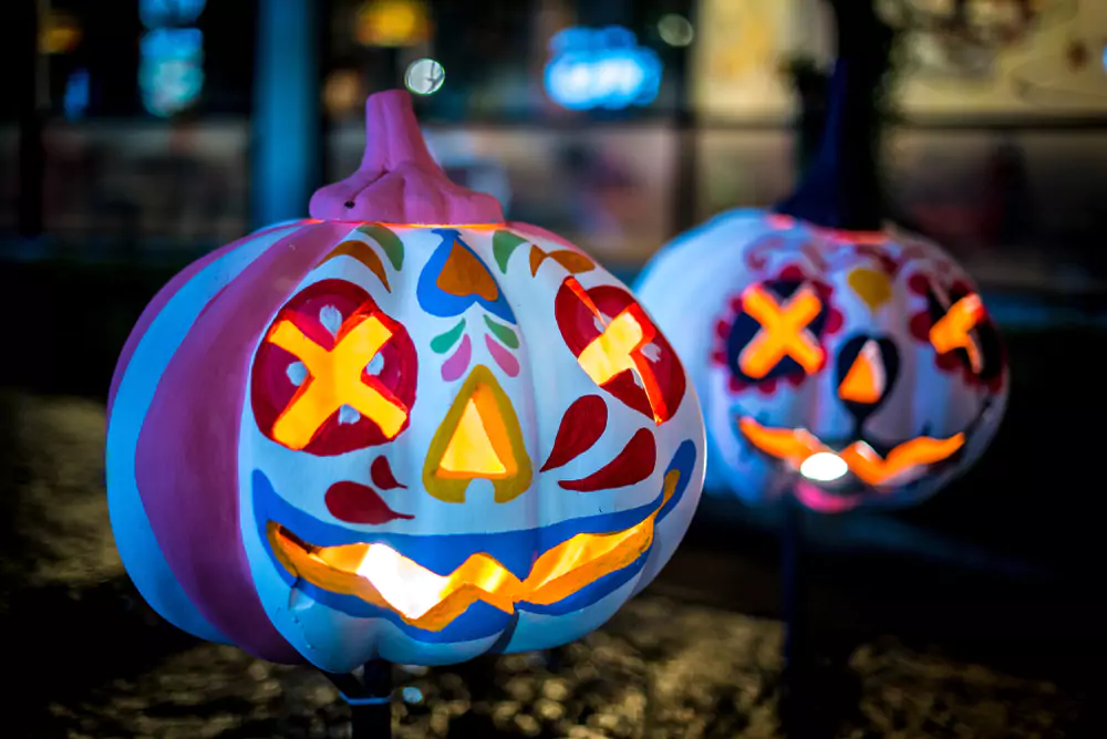 painted pumpkins