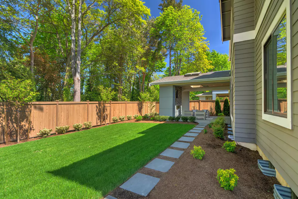 well manicured lawn