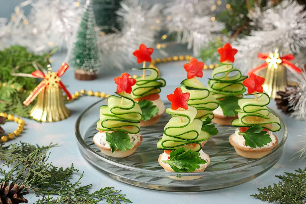 christmas tree snacks