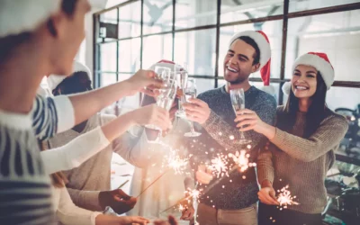 20 Holiday Happy Hour Ideas for Food & Drink | Virtual & In-Person Ideas