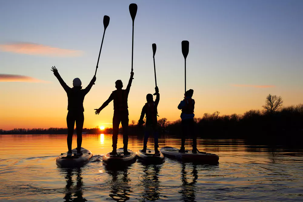 paddle board