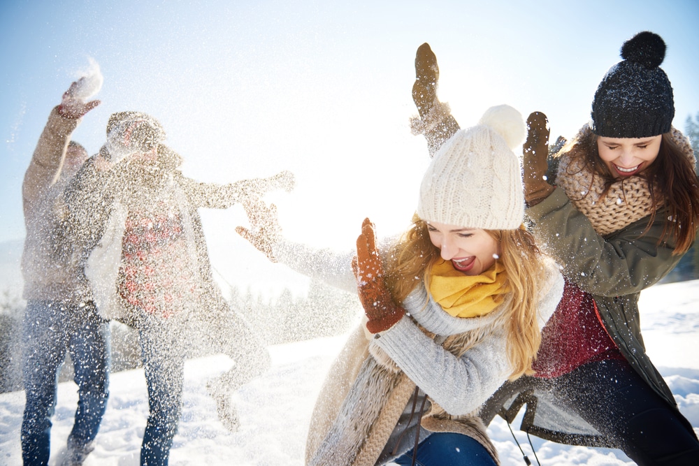 snowball fight