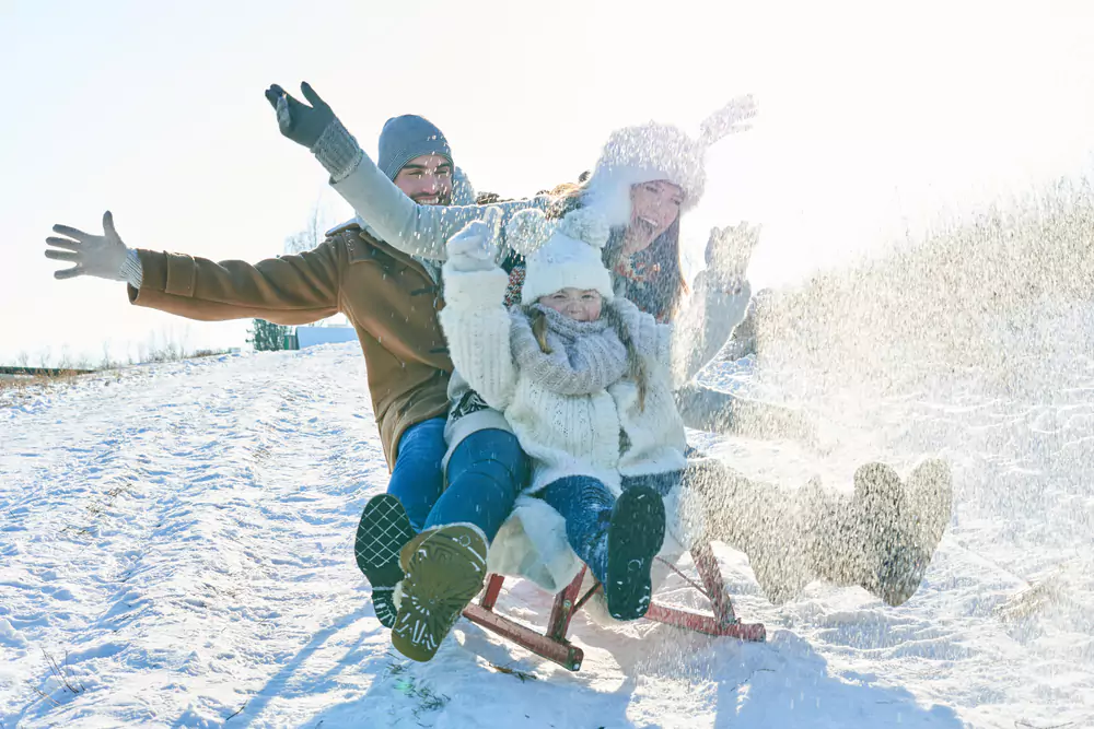 sledding