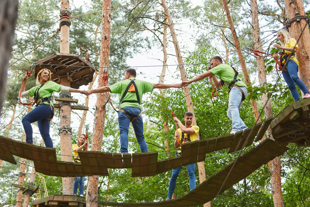 team ropes course